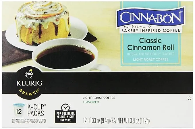 Cinnabon Classic Cinnamon Roll Coffee K-Cup