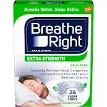 Breathe Right Extra Clear Nasal Strips - 26 Count