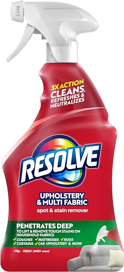 Resolve 22 fl oz Liquid Multi-Fabric Cleaner and Upholstery Stain Remover