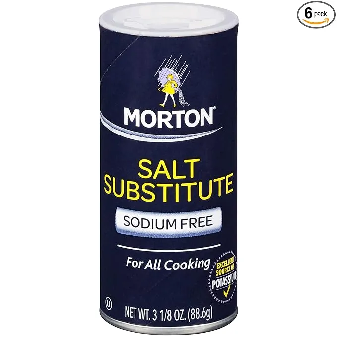 Morton Salt Substitute, 3.125 Ounce (Pack of 6)