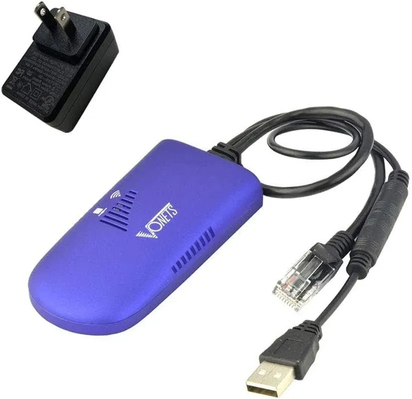 VONETS VAP11G-300 2.4G Mini WiFi Bridge Ethernet/Repeater/Wireless AP with 1 RJ45 Male/1 USB Power Adapter,A Good Partner for IP Printers and DVRs