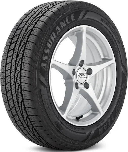 1 X Goodyear Assurance WeatherReady 215/45/17 87V Quiet All-Season Tire