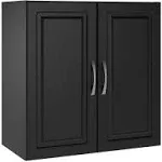 SystemBuild Kendall 24" Wall Cabinet - Black