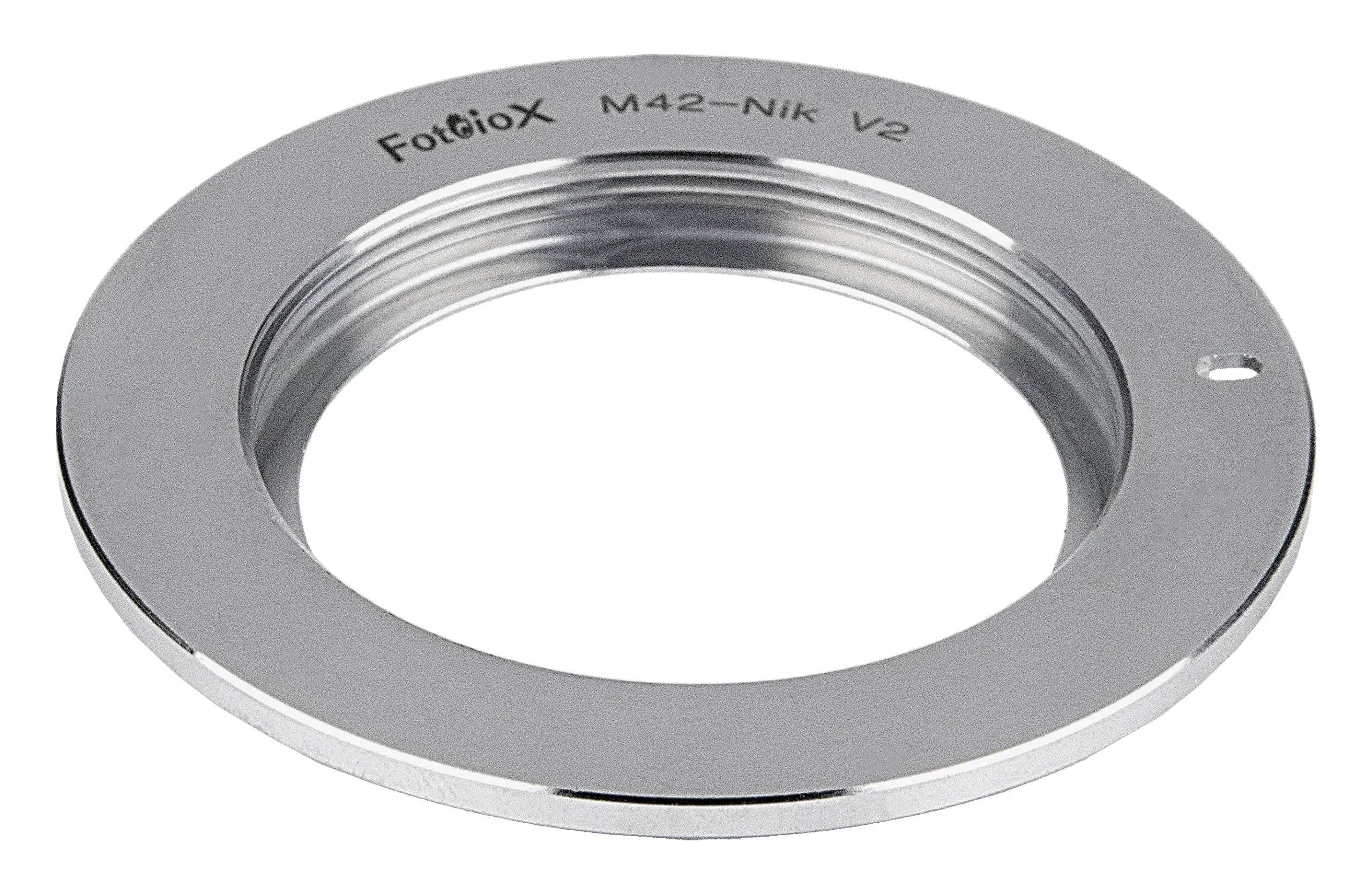 FotodioX M42 Lens to Nikon F-Mount Camera Lens Adapter V2 with Flange