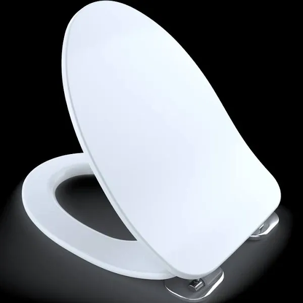 TOTO SS234#01 Slim Elongated Closed-Front Toilet Seat with SoftClose