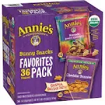 Annie's Organic Bunny Snacks Variety Pack 1oz.