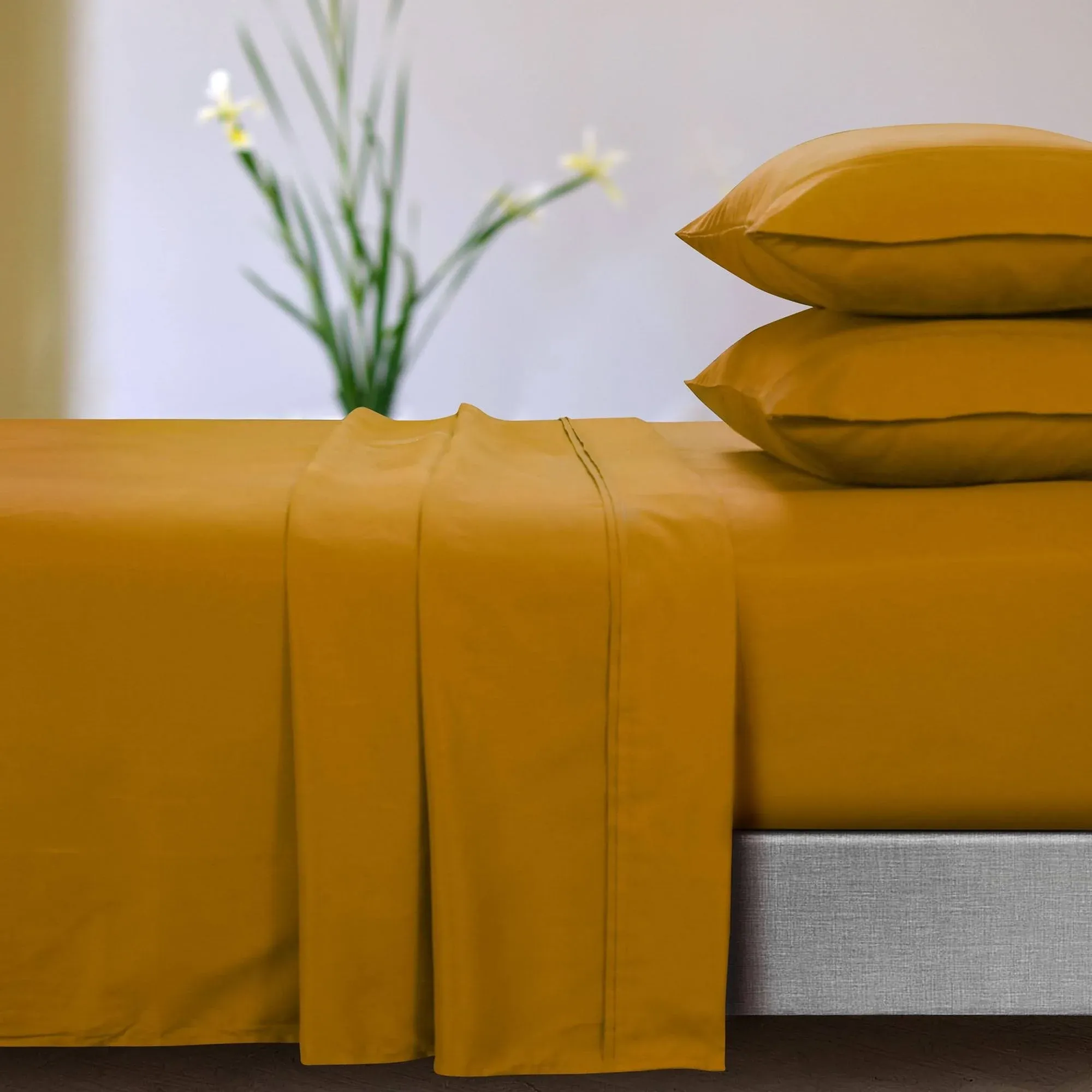 Tribeca Microfiber Deep-Pocket Solid Sheet Set