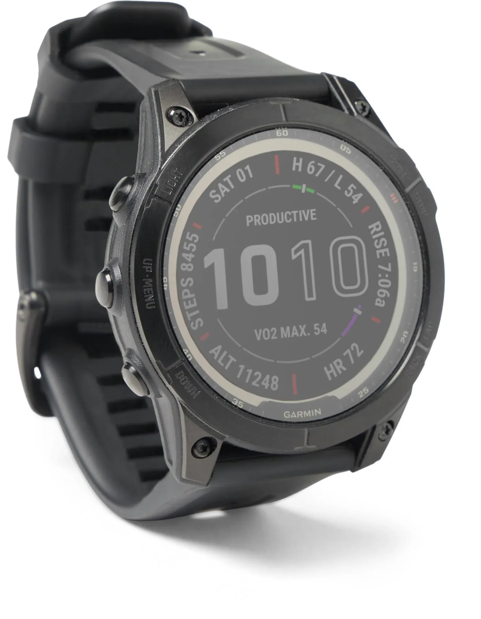 Garmin New OEM fēnix® 7 – Sapphire Solar Edition Black DLC Titanium with Black Band 47 MM, 010-02540-34