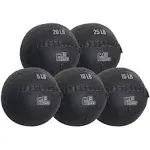 Fitness First Soft Wall Ball, 5-25 LBS, Durable Reinforced for Core Strength Building, Cardio