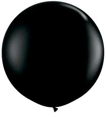 Black Latex Balloon 36" |  2 ct