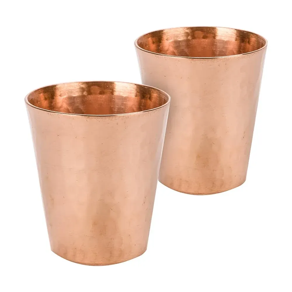 Sertodo Sharpshooter Shot Cups, Hammered Copper, 2 oz - Eclectic - Shot Glasses - by Sertodo Copper | Houzz