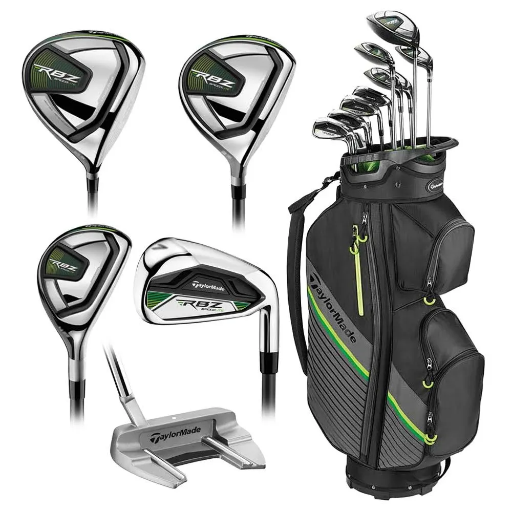 TaylorMade RBZ Speedlite Steel 11 Piece Complete Golf Set Stiff