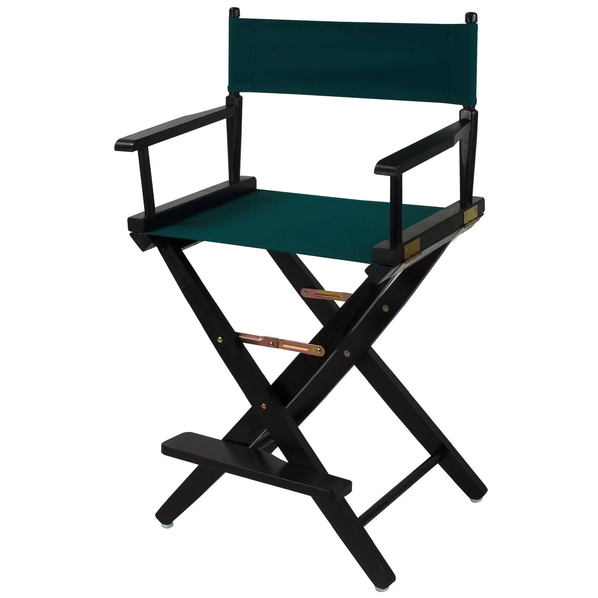 American Trails Extra-Wide Premium 24" Director's Chair Black Frame with Hunter Green Canvas, Counter Height