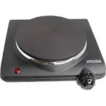 Double Electric Hot Plate 1500 Watts - Black