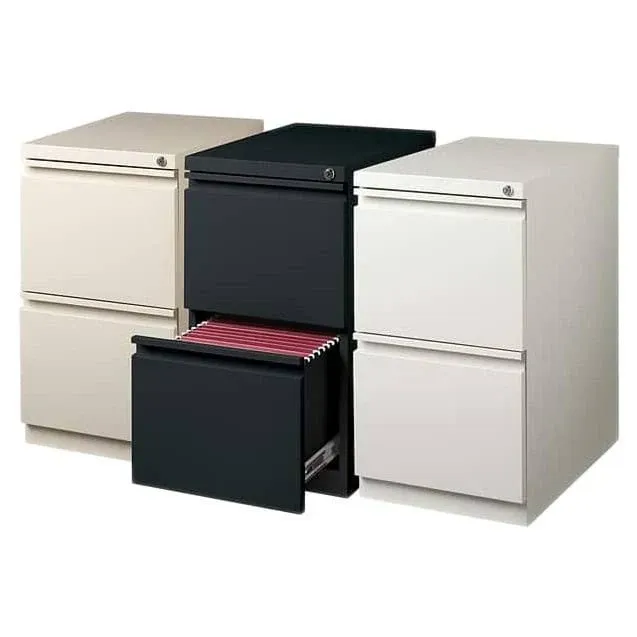 Staples 2-Drawer Mobile Pedestal File Cabinet, Charcoal