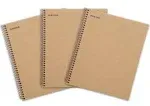 Mintra 100% Recycled Notebooks (Letter Size (8.5in x 11in), Plain Cover 3pk)