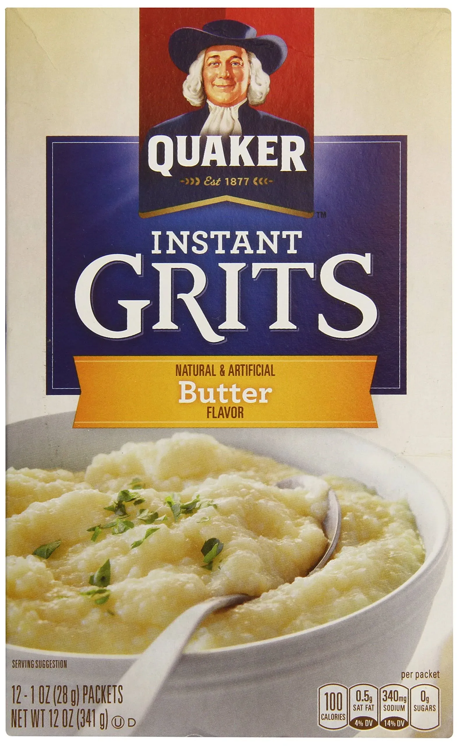 Quaker Instant Grits Butter