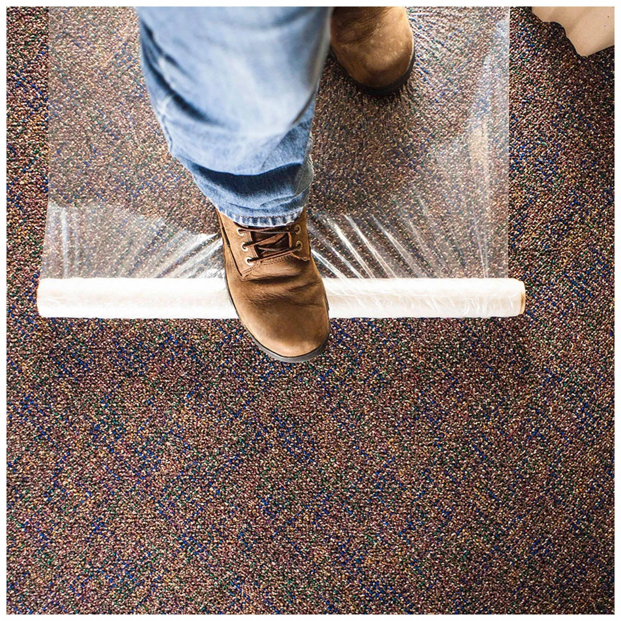 Surface Shields Carpet Protection 36 in. x 200 ft. Clear