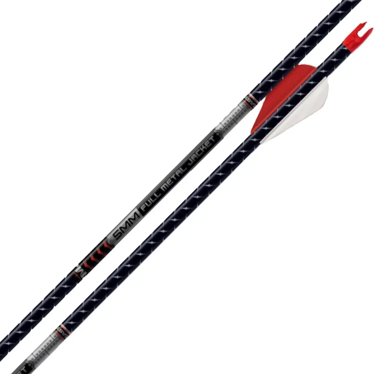 Easton Arrow FMJ Carbon Core 6pk 300 Spine 2&#034; Blazers #17840 Full Metal Jacket