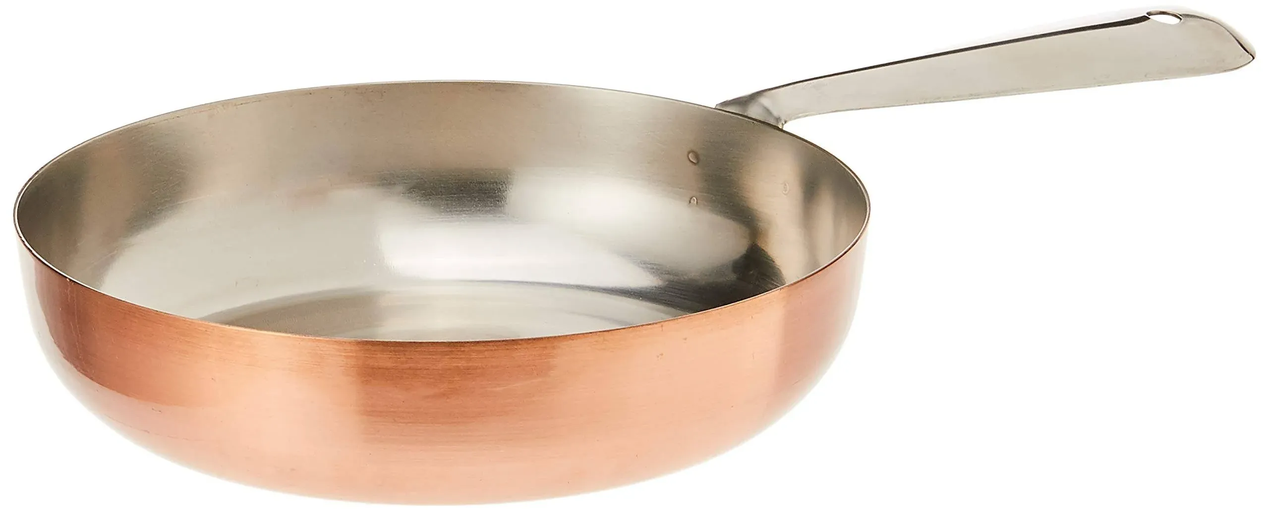 Winco DCWC-201C Copper Plated 5-1/2" Dia x 1-3/8" H Mini Fry Pan