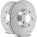 Power Stop Evolution Drilled & Slotted Front Rotors AR85108XPR