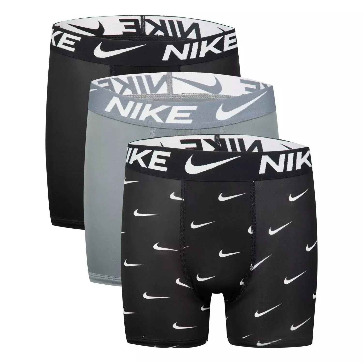 Boys Nike 8-20 Printed 3-Pack Boxer Briefs