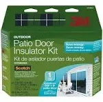 3M Scotch Outdoor Patio Door Insulator Kit, Clear