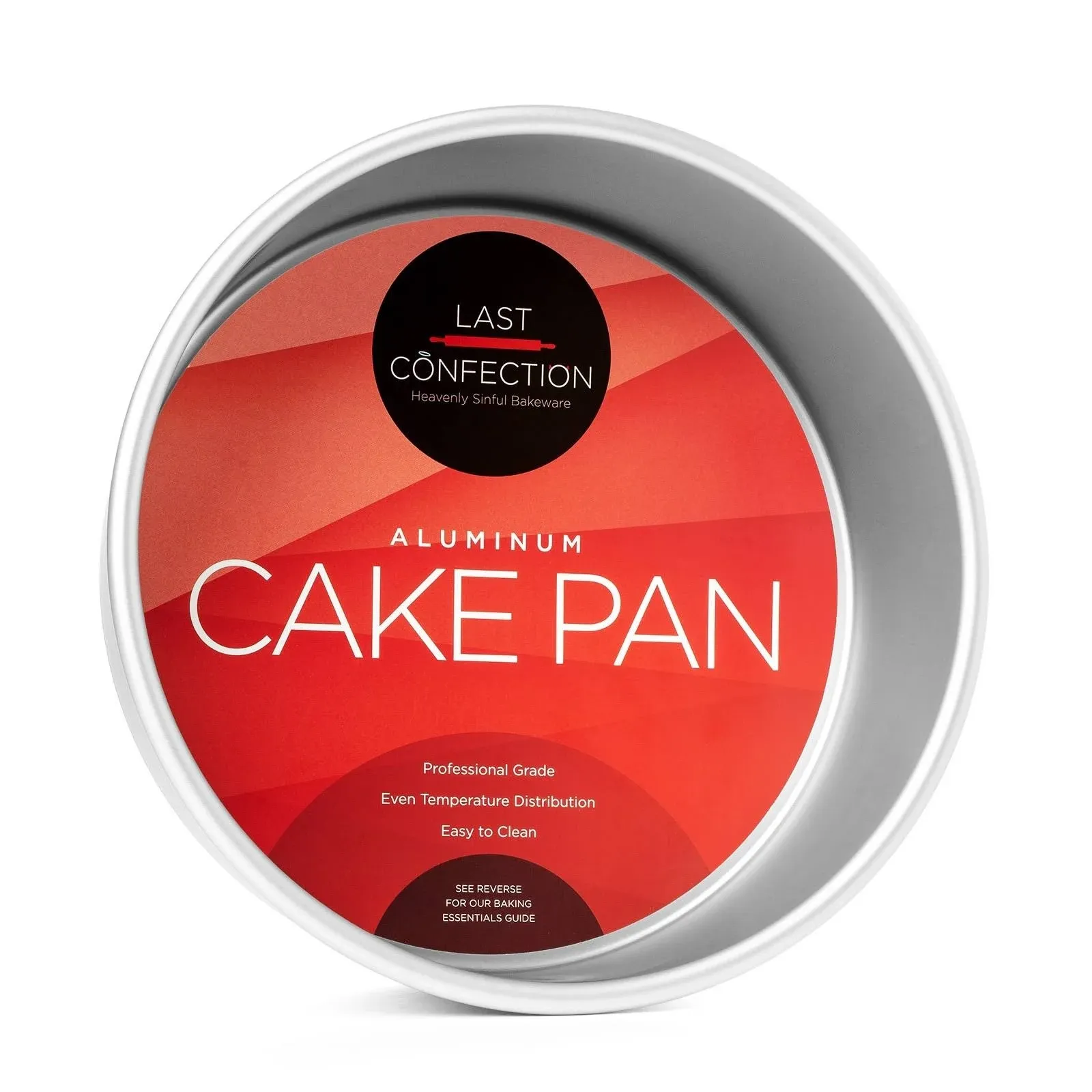 Last Confection 4" x 2" Aluminum Round Cake Pan - Professional Bakeware