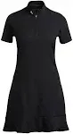 adidas Women's Quarter Zip Frill Golf Dress