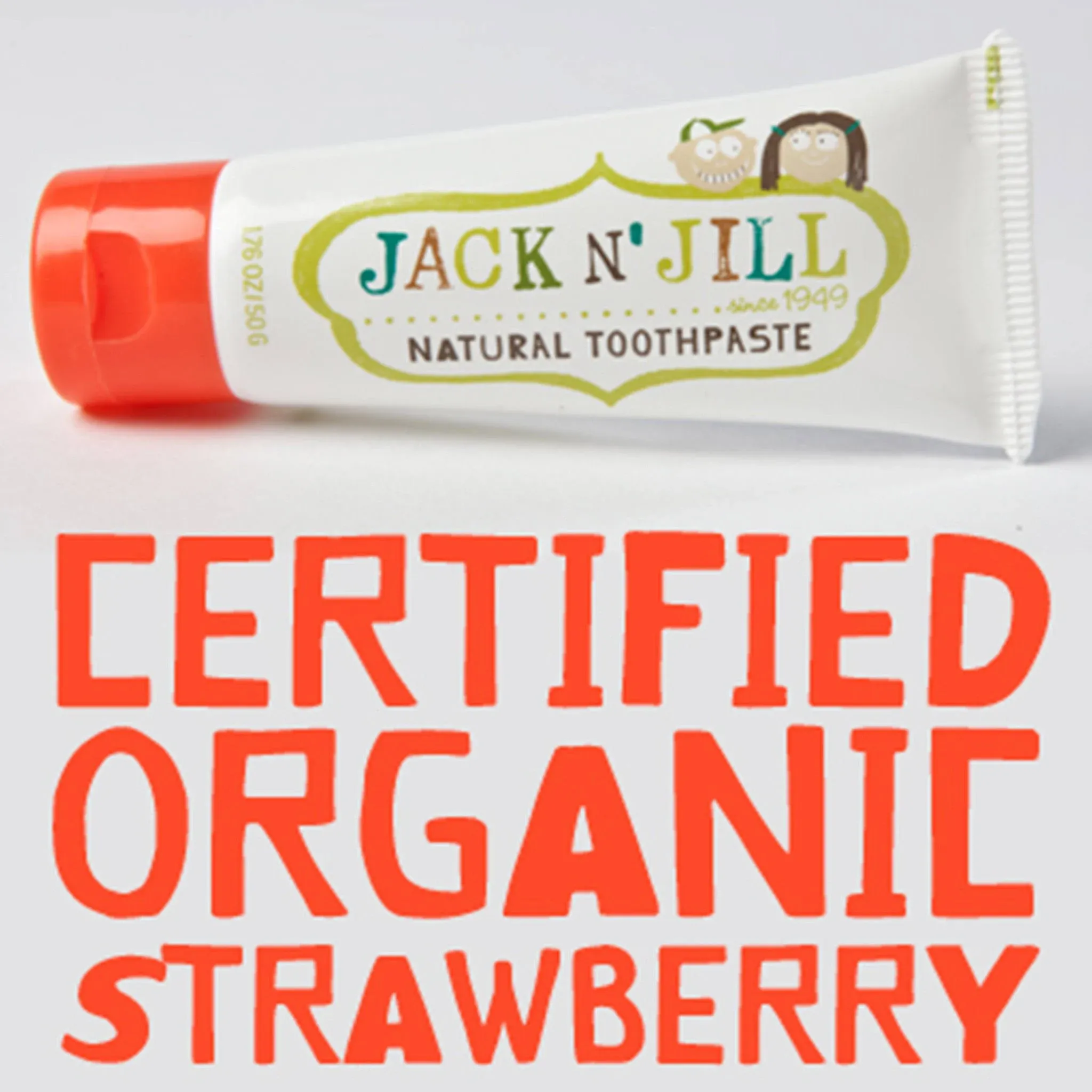 Jack N Jill Strawberry Natural Toothpaste 50 Gr