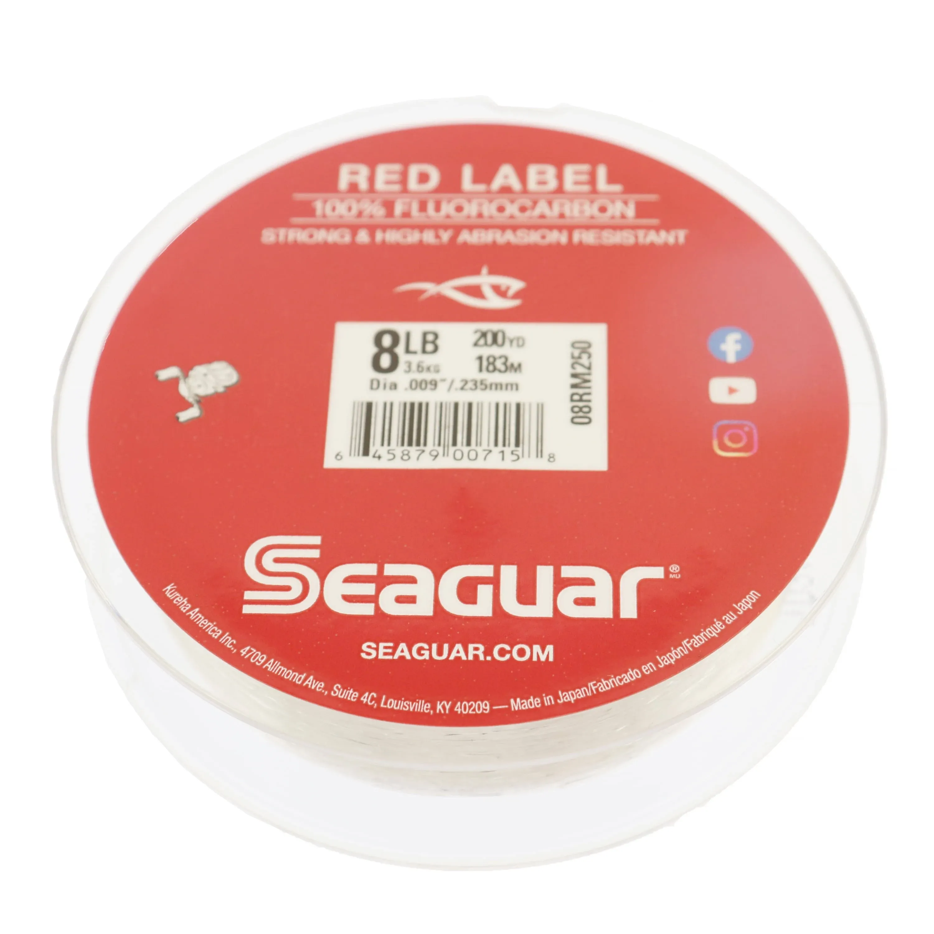 Seaguar Red Label Fluorocarbon Line 8 lb.