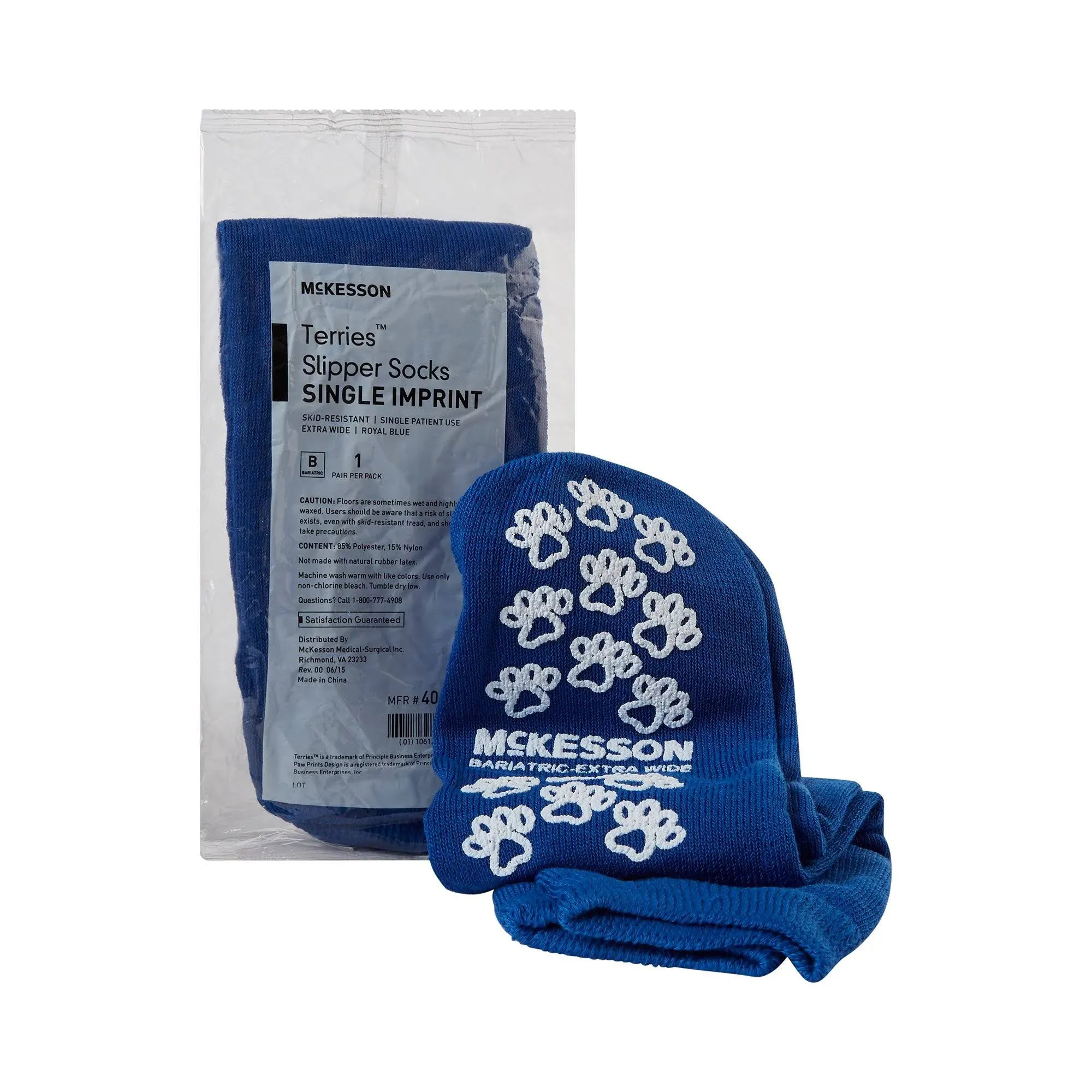 Slipper Socks  1 Pair By McKesson