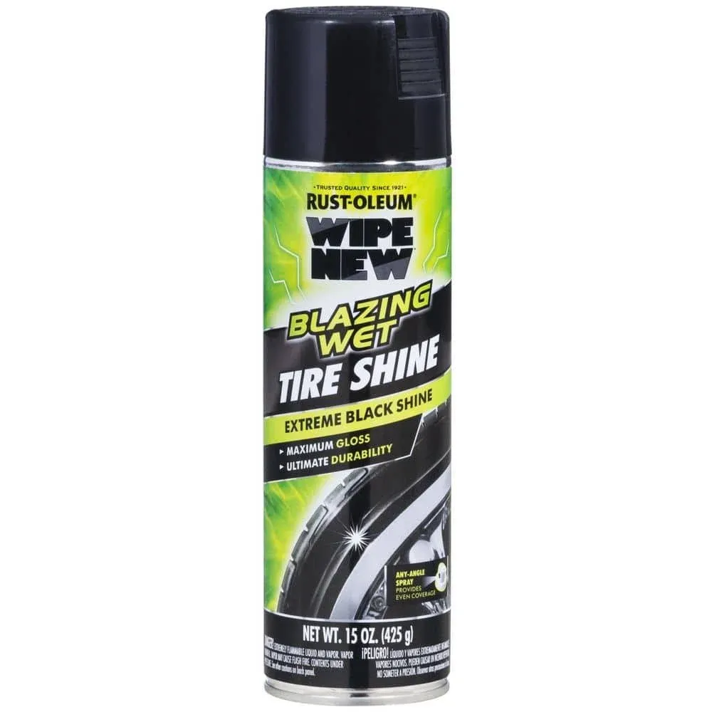 Blazing Wet Tire Shine, 15 floz Can, Liquid, SolventLike