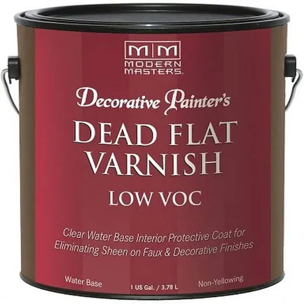 1 Gal Modern Masters DP400 Clear Decorative Dead Flat Varnish