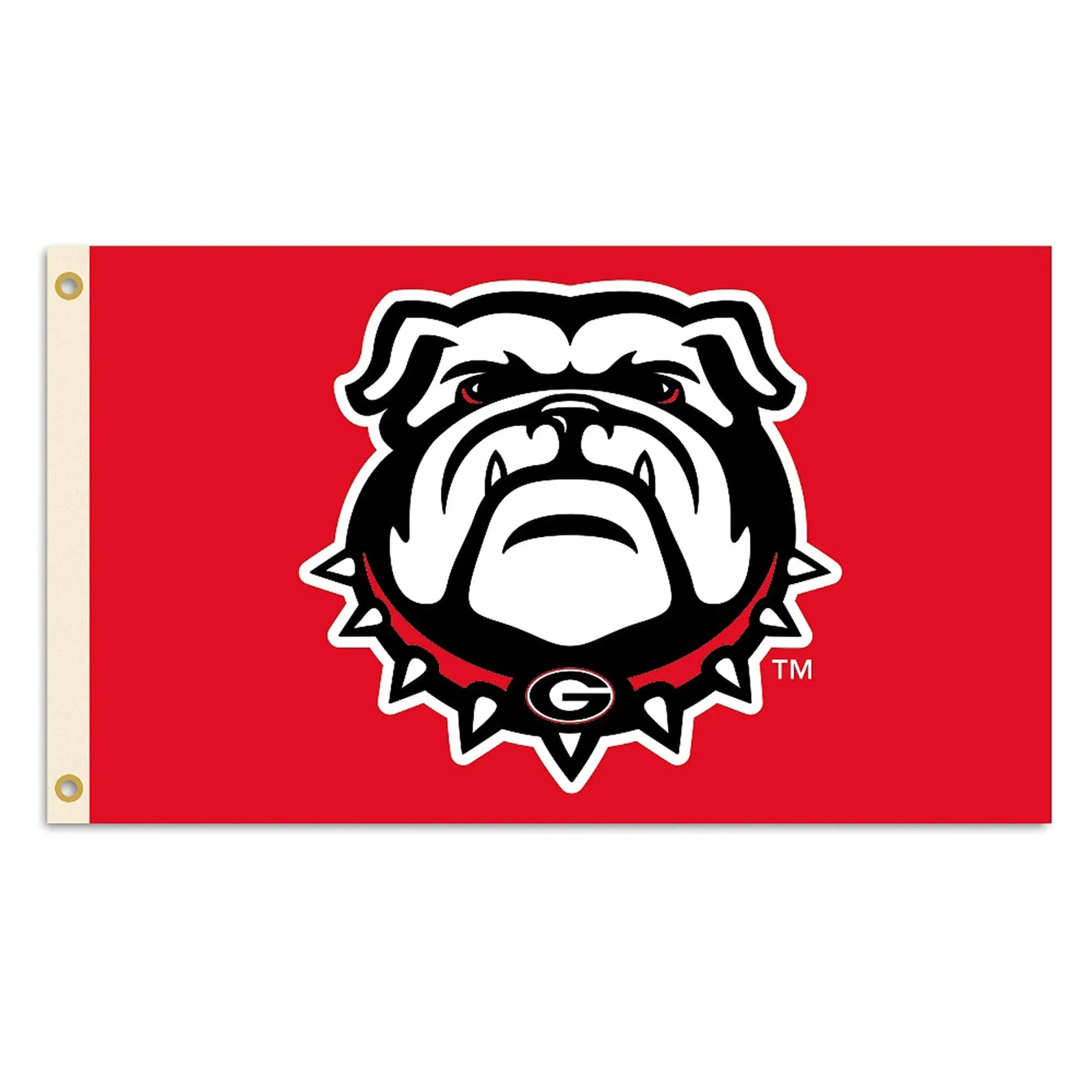 3 ft. x 5 ft. Flag W-Grommets Georgia Bulldogs