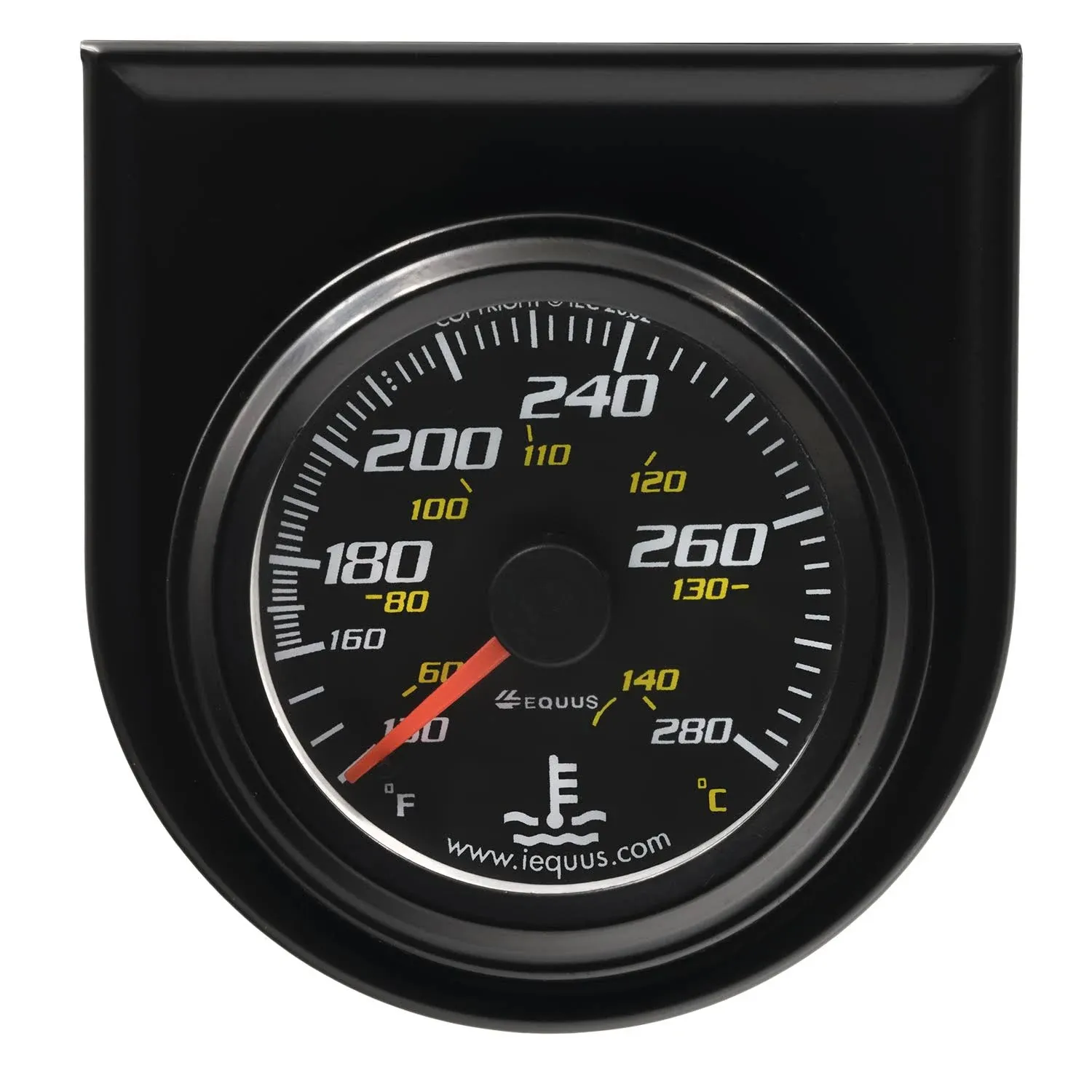 Equus® 6242 - 6000 Series 2-1/16&quot; Mechanical Water Temperature Gauge, 130-280 F