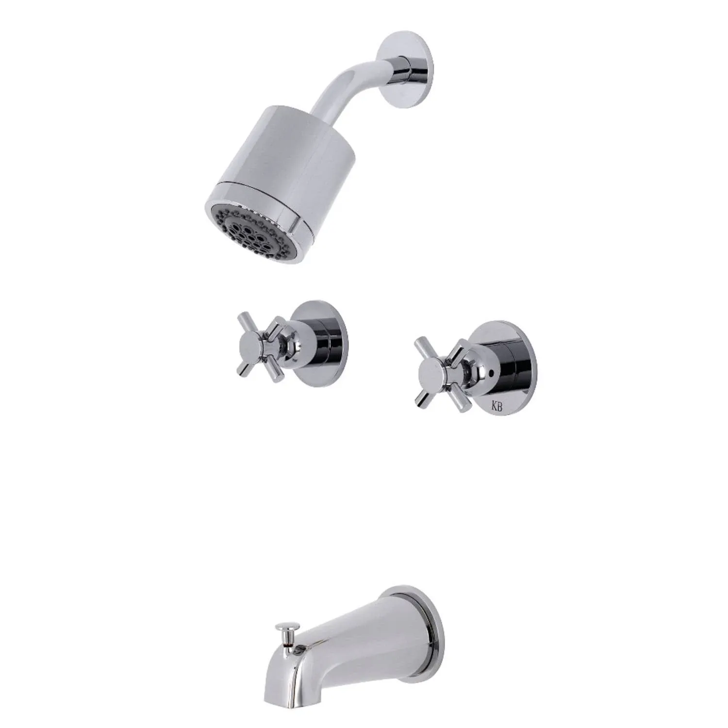 Kingston Brass KBX814.DX Concord Tub and Shower Trim Package - Chrome