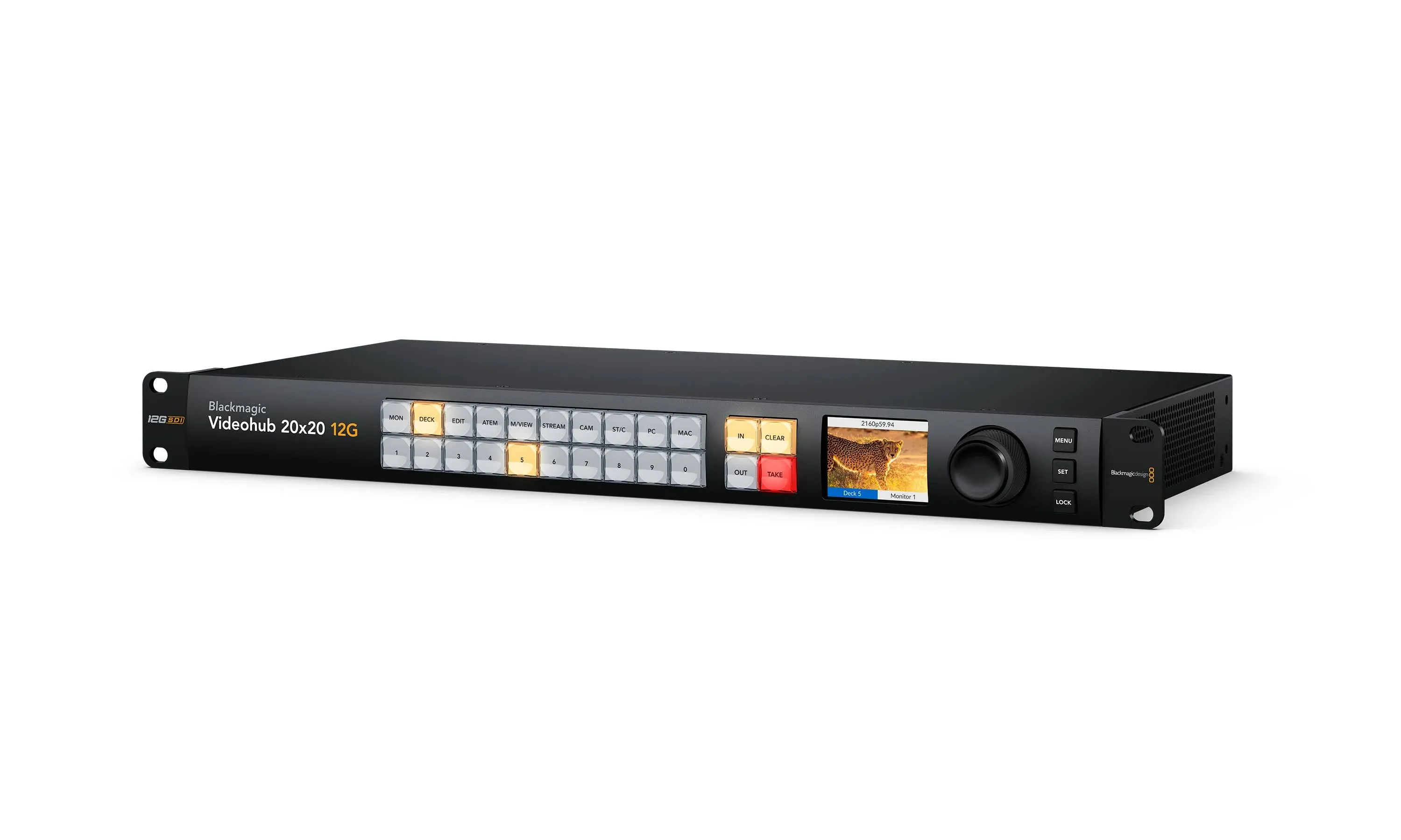 Blackmagic Design Videohub 20x20 12G Zero-Latency Video Router