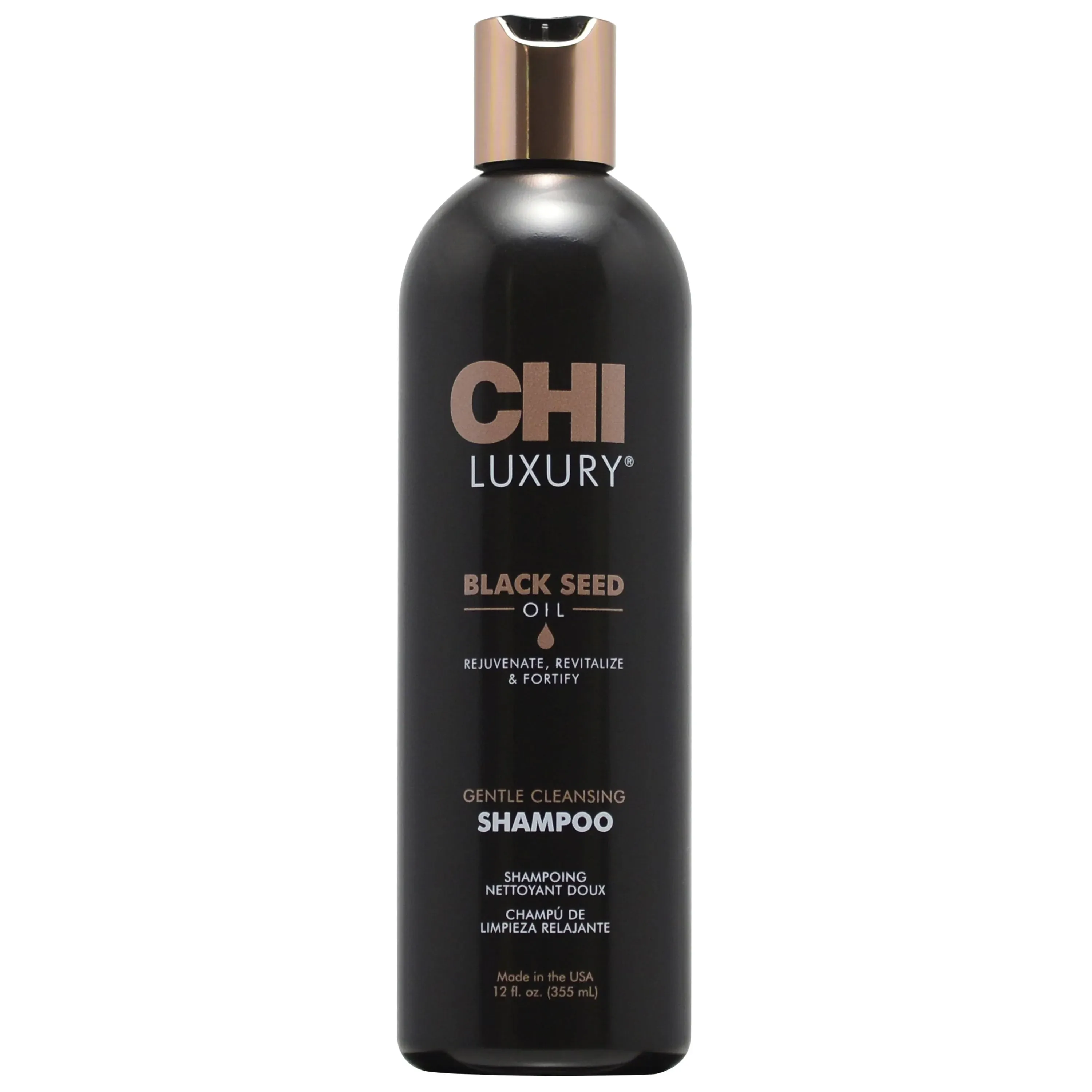 CHI Brand Luxury Black Seed Oil Blend Gentle Cleansing Shampoo & Moisture Replenish Conditioner 12 Fl Oz Each (pack Of 2)