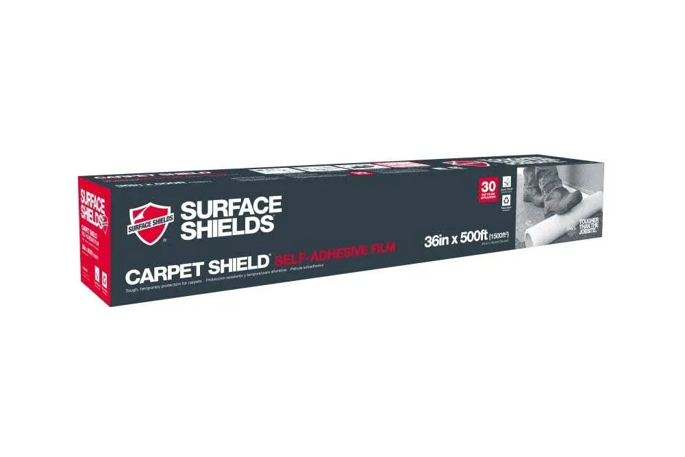 Surface Shields Carpet Protection 36 in. x 200 ft. Clear