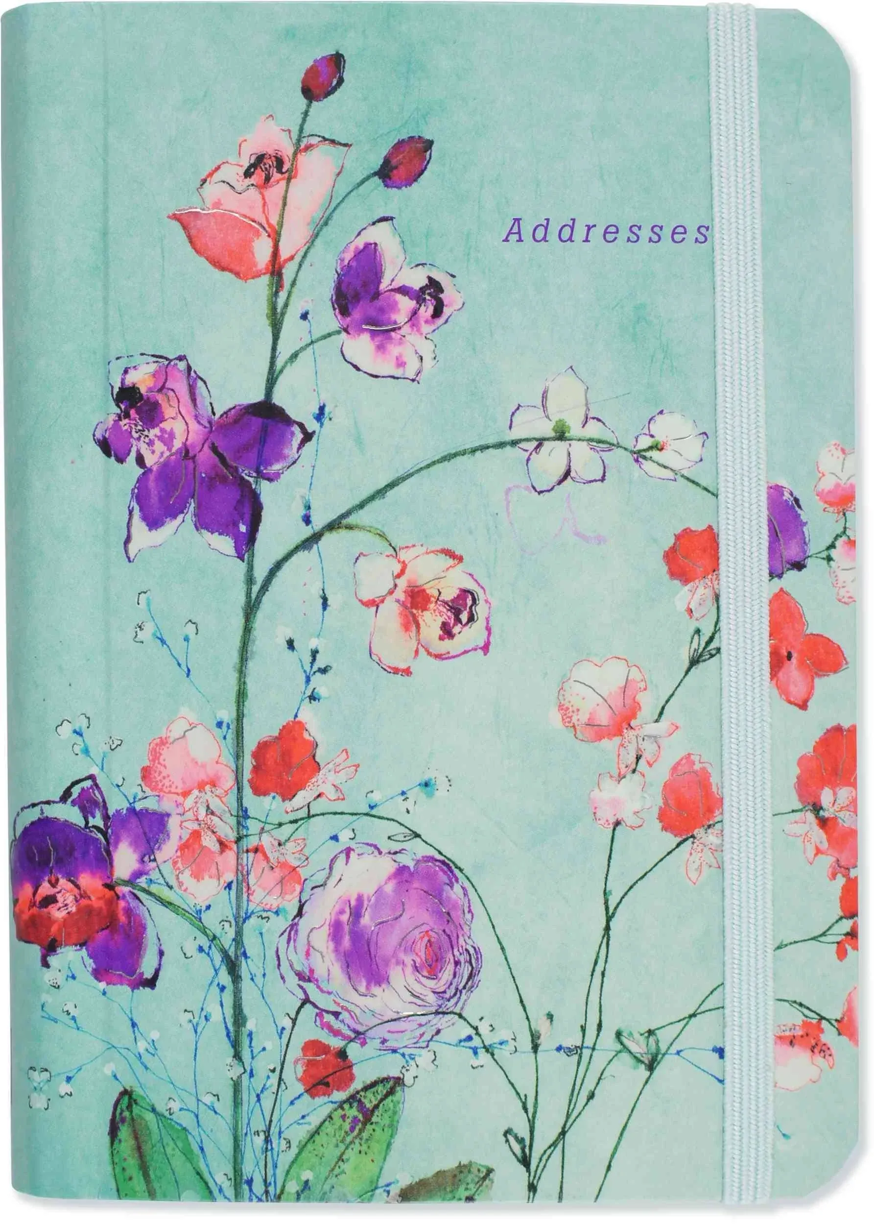 Fuchsia Blooms Address Book