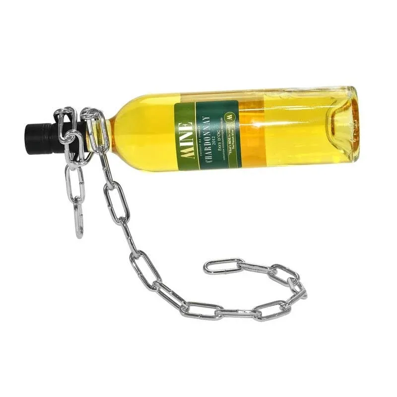 Southern Homewares Magic Chain Wine Bottle Holder Illusion