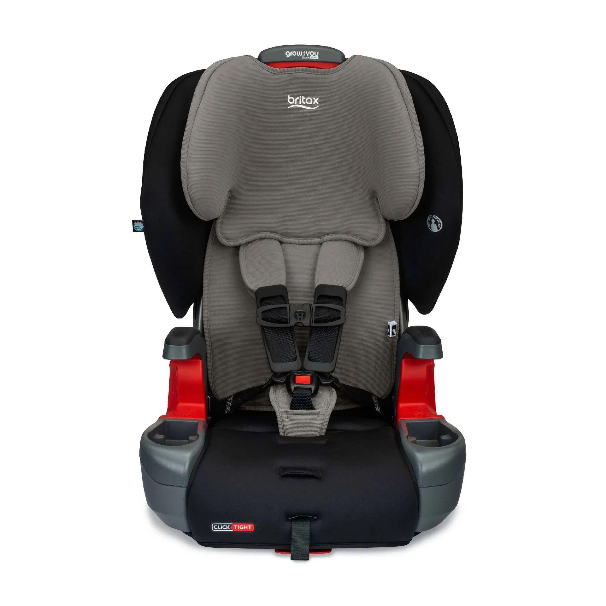 Britax Grow with You ClickTight Harness Booster Car Seat - Black Contour