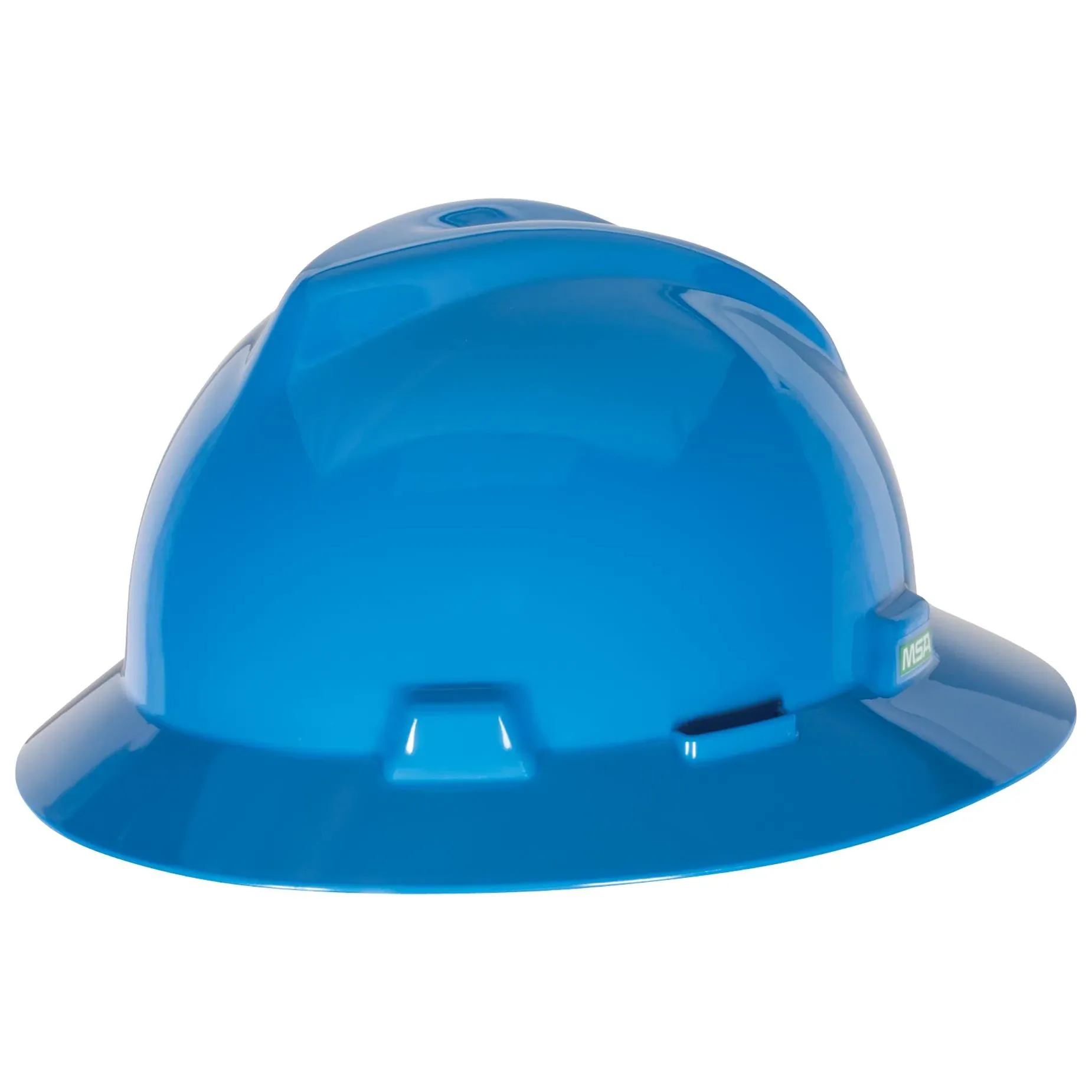 MSA 475368 V-Gard Protective Hats Fas-Trac Ratchet Hat Blue