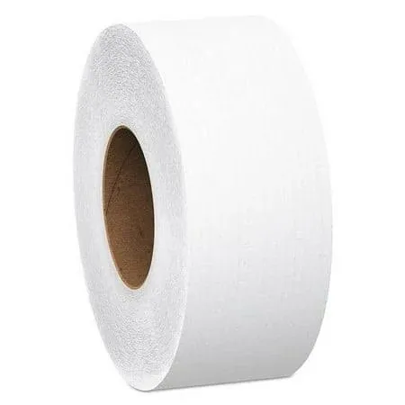 Scott 67805 Essential 100percent Recycled Fiber Jumbo Roll Toilet Tissue, 2-Ply ...