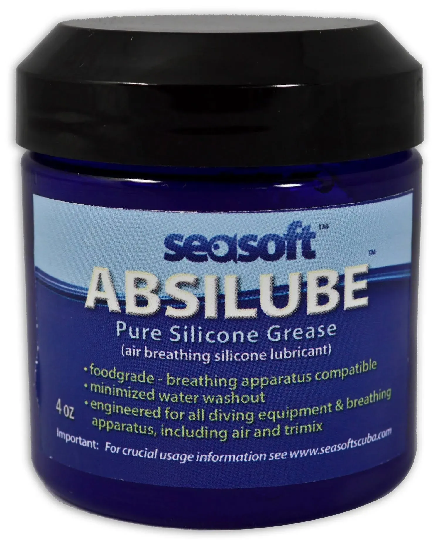 Seasoft Absilube Pure Silicone Grease 4oz