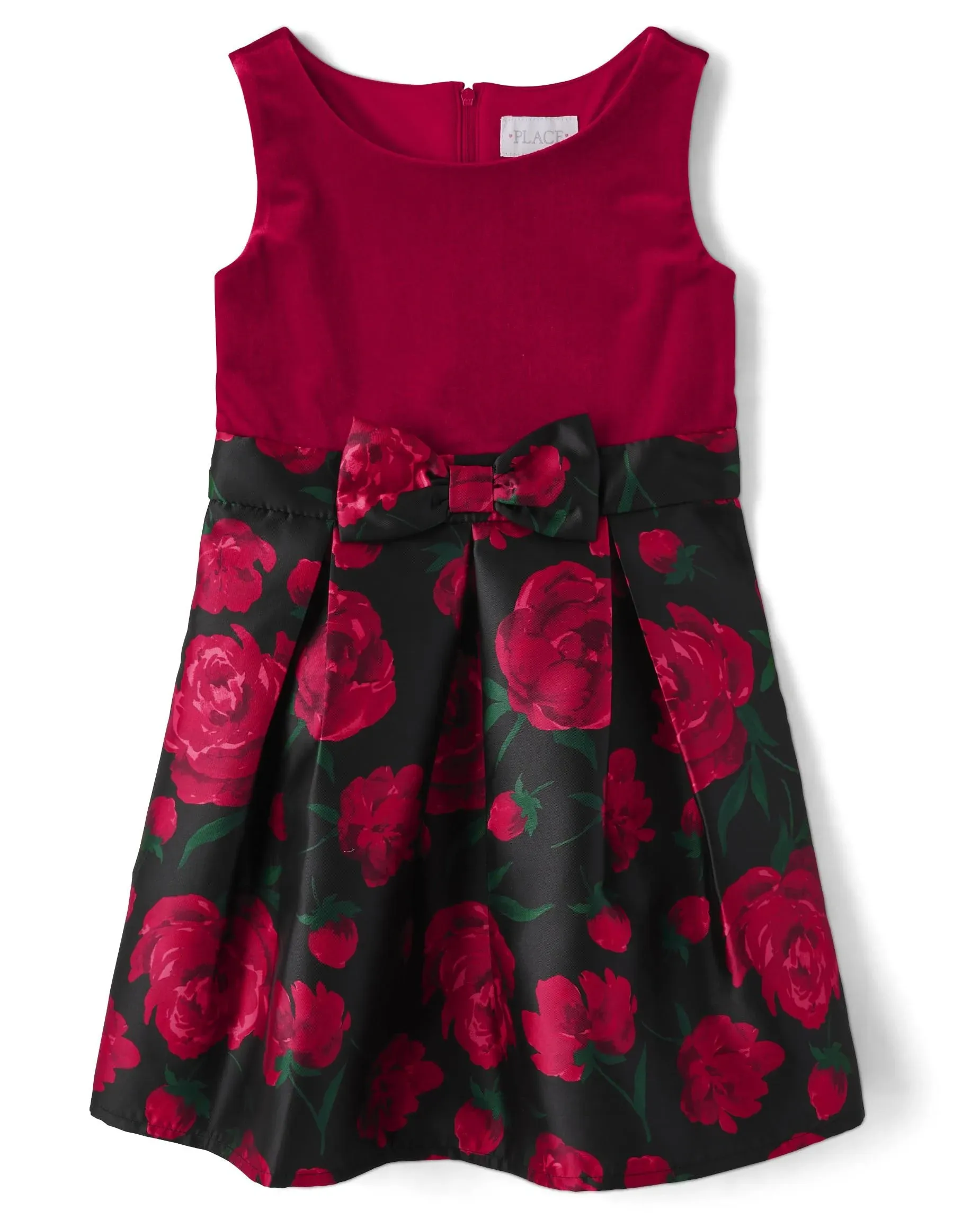 The Children's Place Girls' Sleeveless Holiday Dressy Dress