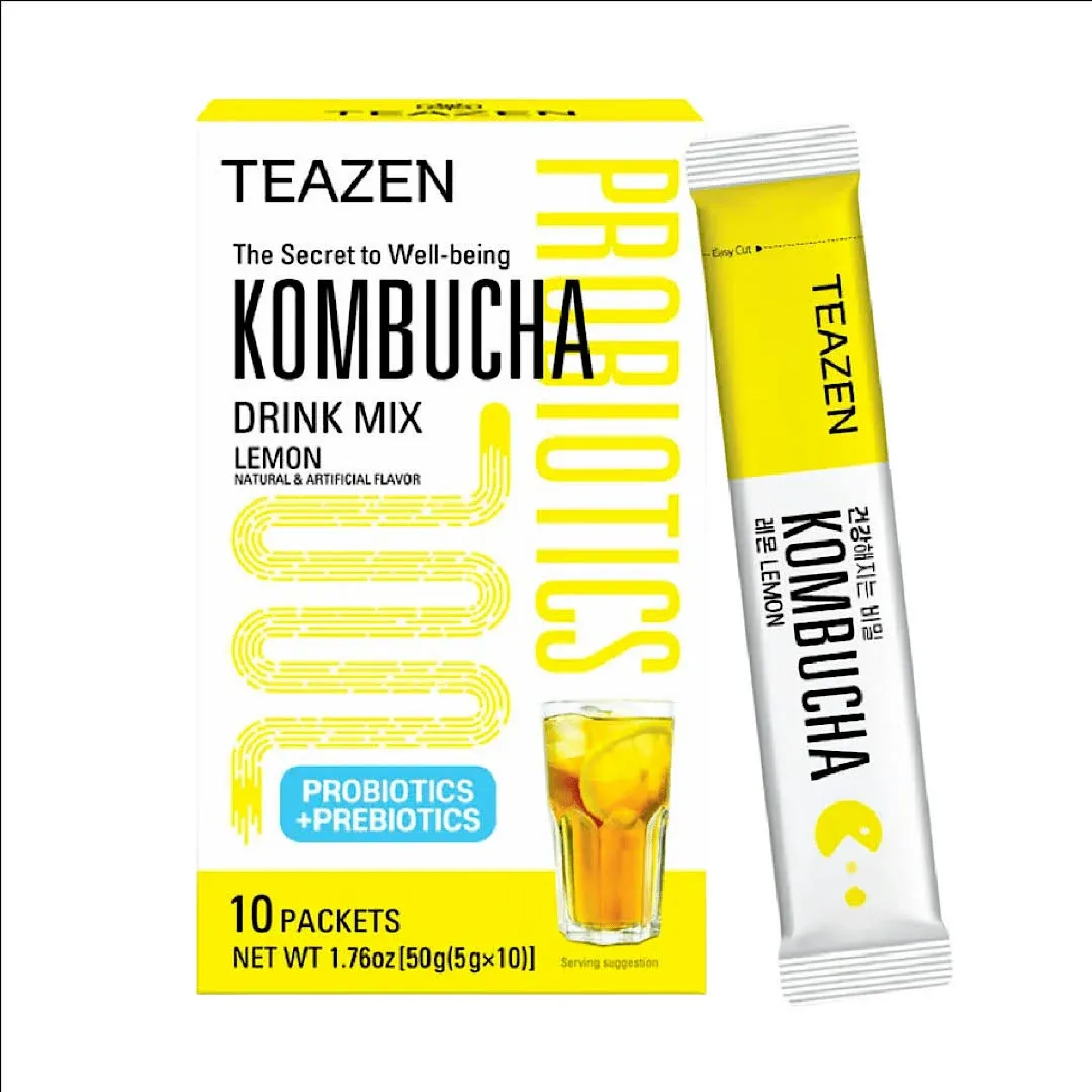 Teazen Kombucha Lemon 10 Sticks