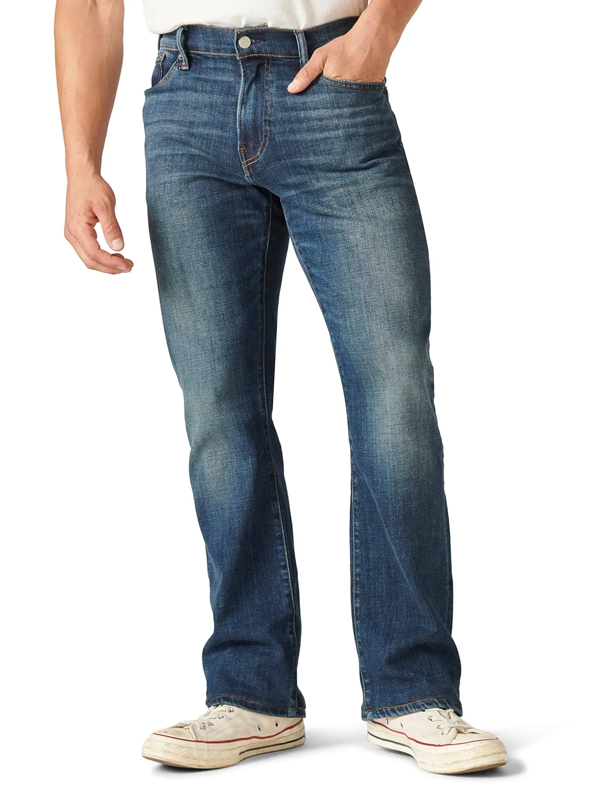 Lucky Brand Men's Easy Rider Bootcut Coolmax Stretch Jean