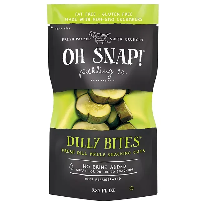 Oh Snap! Dilly Bites Fresh Dill Pickle Snacking Cuts